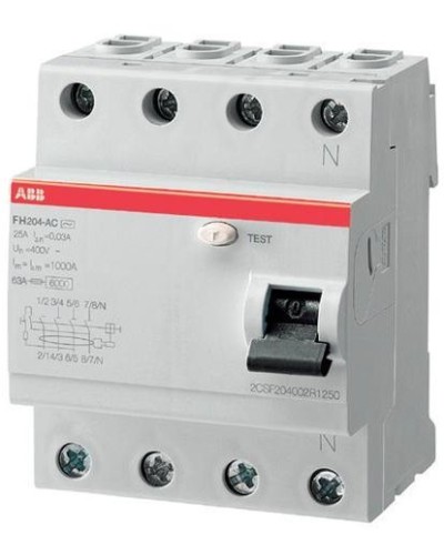 FH204 AC-40/0,03 (2CSF204004R1400). Выключатель дифференциального тока (УЗО). ABB в Копейске
