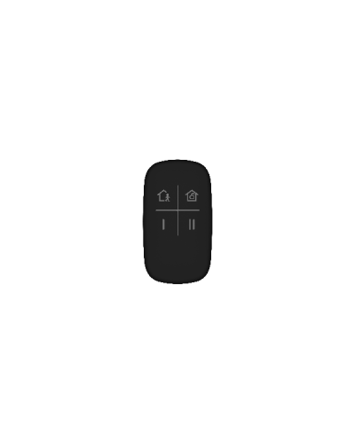 DS-PKF1-WE (цв. черный). Брелок 4-х кнопочный с обратной связью. AX PRO Hikvision в Копейске