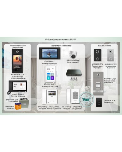 ДМФ-004. IP-домофонные системы BAS-IP. BAS-IP в Копейске
