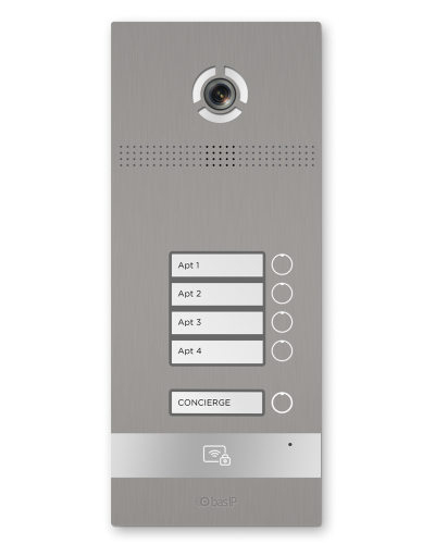 BI-04FB SILVER. Вызывная панель IP-домофона. BAS-IP в Копейске