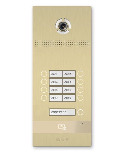 BI-08FB GOLD. Вызывная панель IP-домофона. BAS-IP в Копейске