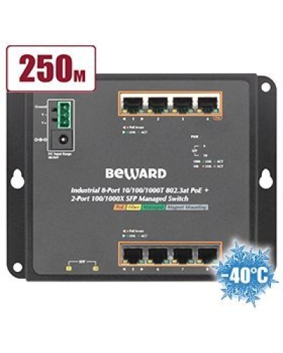 STWP-0802HP. Коммутатор 8-портовый. Beward в Копейске