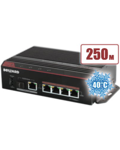 STP-411HP. Коммутатор 4-портовый. Beward в Копейске