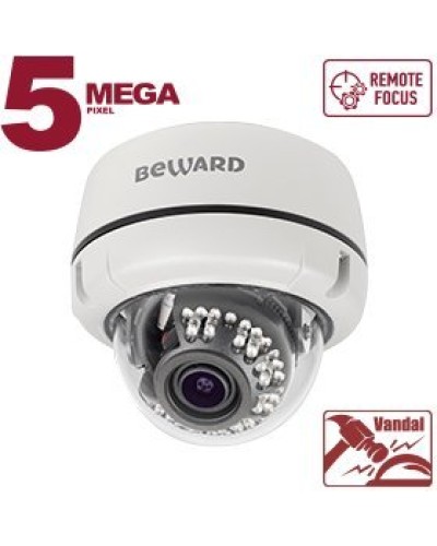 B5350DVZ (2.7-13.5мм). Видеокамера IP купольная. Beward в Копейске