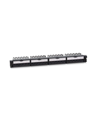 PL-24-KJ-RJ45-Cat.6a-180T (11832c): Патч-панель 19" (1U), 24 порта RJ-45, категория 6a, с задним кабельным организатором в Копейске
