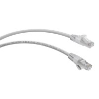 PC-FTP-RJ45-Cat.5e-1m-LSZH (8870c), серый. Патч-корд медный. CABEUS