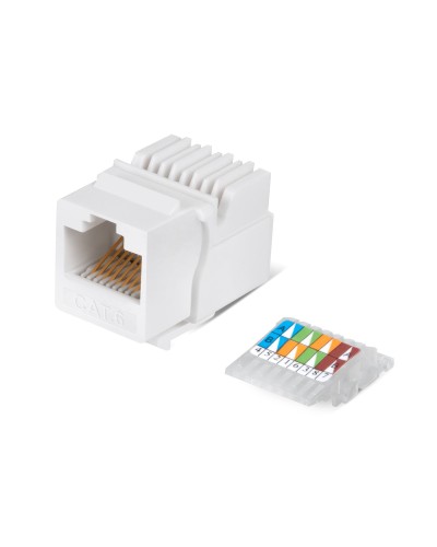 KJ-RJ45-Cat.6-Toolless (7959c): Вставка Keystone Jack RJ-45 в Копейске