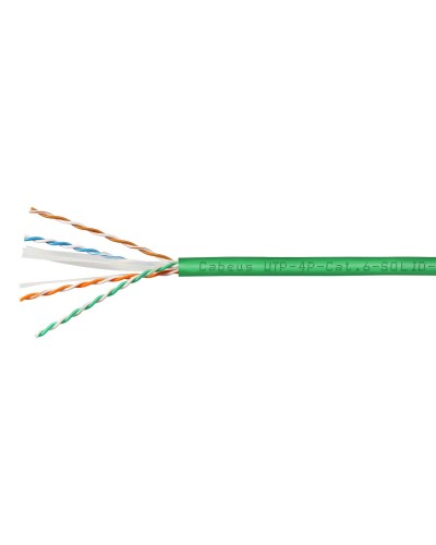 UTP-4P-Cat.6-SOLID-LSLTx-GN (11139c). Кабель «витая пара» (LAN) для структурированных систем связи. CABEUS в Копейске