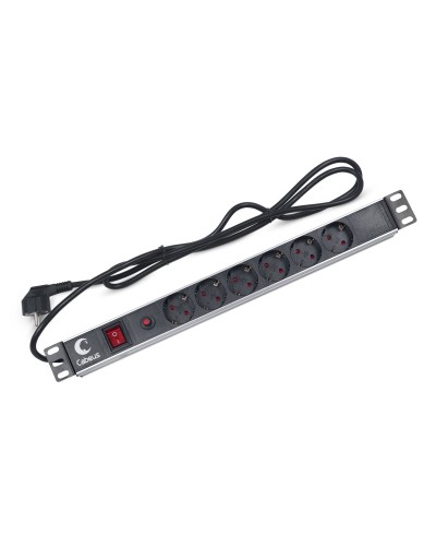 PDU-6P-F-2EU (7296c). Блок розеток 19. CABEUS в Копейске