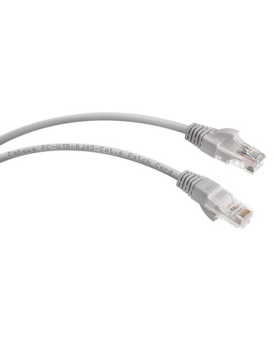 PC-UTP-RJ45-Cat.6-5m (7270c), серый. Патч-корд медный. CABEUS в Копейске