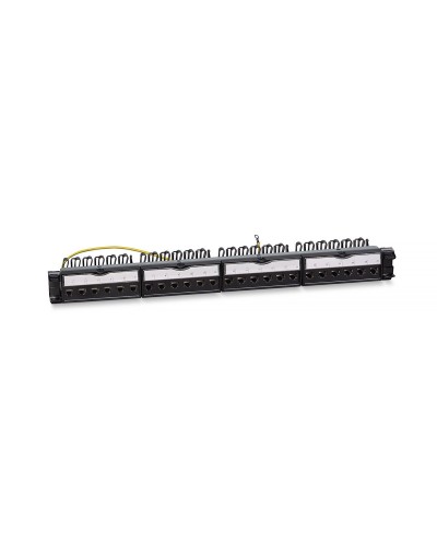 PL-24-KJ-RJ45-Cat.6-SH-180T (11833c): Патч-панель 19" (1U), 24 порта RJ-45, категория 6, полностью экранированная в Копейске