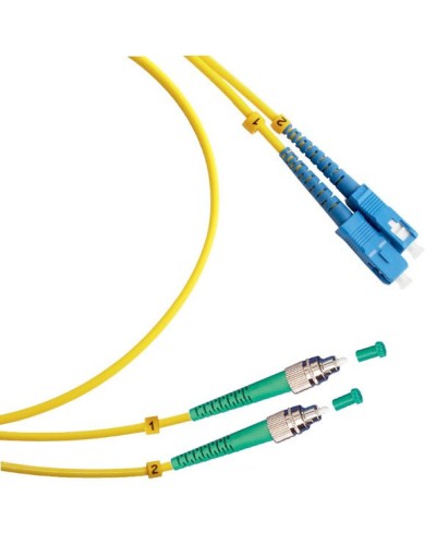 FOP(d)-9-FC/APC-SC/UPC-10m (8067c). Патч-корд оптический. CABEUS в Копейске