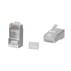 8P8C-SH-C6-TWP (100 шт) (7779c). Разъем RJ-45. CABEUS