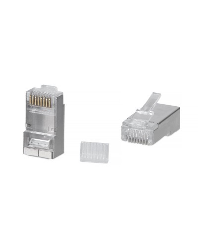 8P8C-SH-C6-TWP (100 шт) (7779c). Разъем RJ-45. CABEUS в Копейске