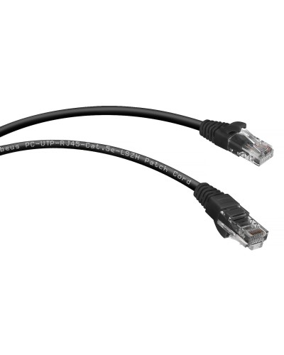 PC-UTP-RJ45-Cat.5e-5m-BK-LSZH (9541c), чёрный. Патч-корд медный. CABEUS в Копейске