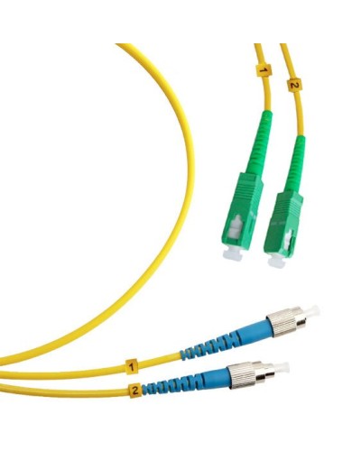 FOP(d)-9-SC/APC-FC/UPC-2m (8123c). Патч-корд оптический. CABEUS в Копейске