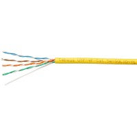 UTP-4P-Cat.5e-SOLID-YL-100 (7251c-5). Кабель «витая пара» (LAN) для структурированных систем связи. CABEUS
