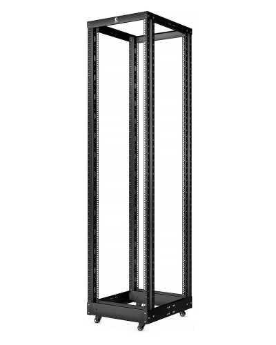 RA-32U-1000-BK (10158c). Открытая стойка 19, 32U, двухрамная, усиленная, цвет черный. CABEUS в Копейске