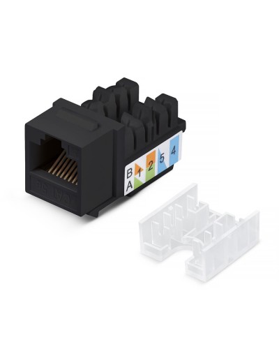 KJ-RJ45-Cat.5e-90-SW-BK (10101c): Вставка Keystone Jack RJ-47 в Копейске