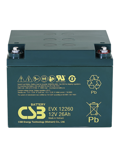 CSB EVX 12260. Аккумулятор герметичный свинцово-кислотный. CSB в Копейске