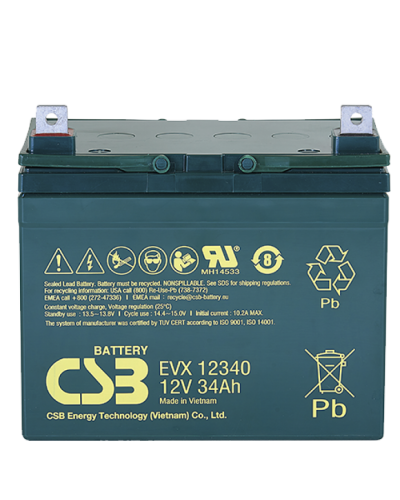 CSB EVX 12340. Аккумулятор герметичный свинцово-кислотный. CSB в Копейске
