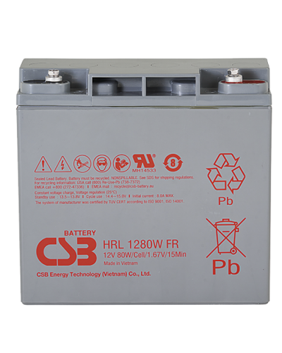 CSB HRL 1280W FR. Аккумулятор герметичный свинцово-кислотный. CSB в Копейске