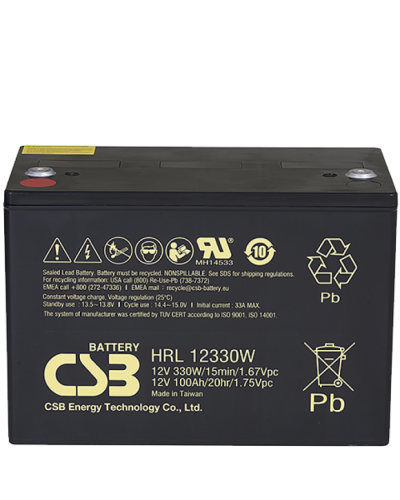 CSB HRL 12330W FR. Аккумулятор герметичный свинцово-кислотный. CSB в Копейске