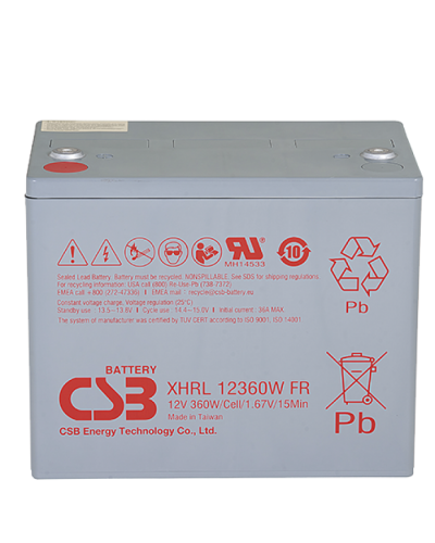 CSB XHRL 12360W FR. Аккумулятор герметичный свинцово-кислотный. CSB в Копейске