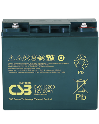 CSB EVX 12200. Аккумулятор герметичный свинцово-кислотный. CSB в Копейске