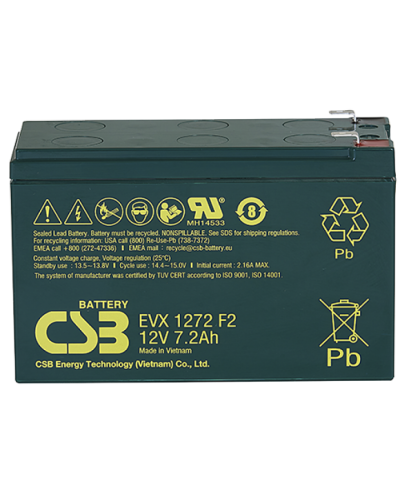 CSB EVX 1272. Аккумулятор герметичный свинцово-кислотный. CSB в Копейске
