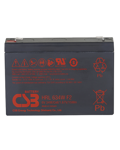 CSB HRL 634W FR. Аккумулятор герметичный свинцово-кислотный. CSB в Копейске