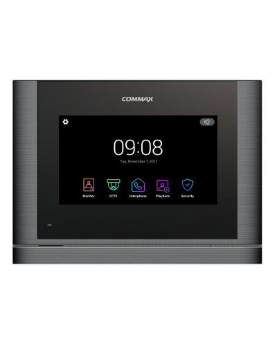 CDV-704MF/XL (темное серебро) Black Smog. Монитор видеодомофона цветной. Commax в Копейске