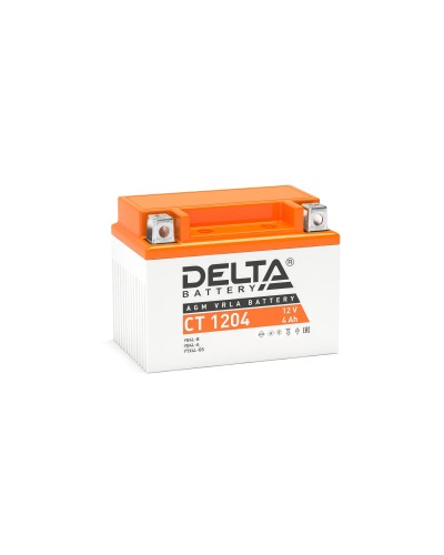 Delta CT 1204. Аккумулятор герметичный свинцово-кислотный стартерный. Delta в Копейске