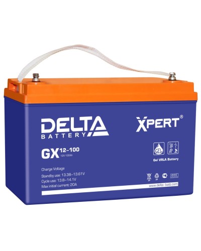 Delta GX 12-100. Аккумулятор герметичный свинцово-кислотный. Delta в Копейске