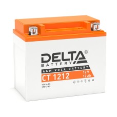 Delta CT 1212. Аккумулятор герметичный свинцово-кислотный стартерный. Delta