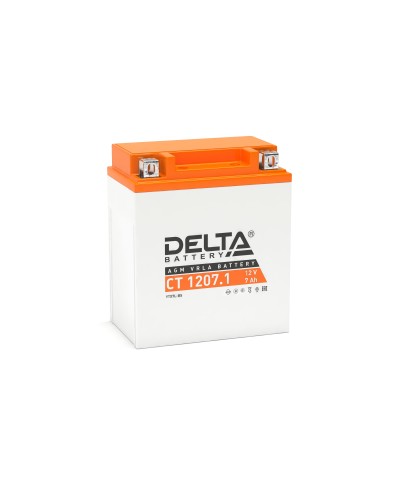 Delta CT 1207.1. Аккумулятор герметичный свинцово-кислотный стартерный. Delta в Копейске