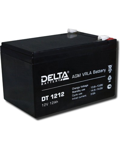 Delta DT 1212. Аккумулятор герметичный свинцово-кислотный. Delta в Копейске