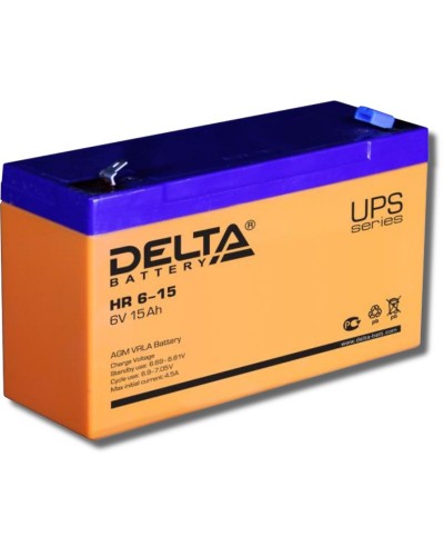 Delta HR 6-15. Аккумулятор герметичный свинцово-кислотный. Delta в Копейске