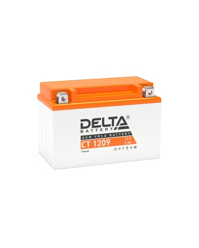 Delta CT 1209. Аккумулятор герметичный свинцово-кислотный стартерный. Delta в Копейске