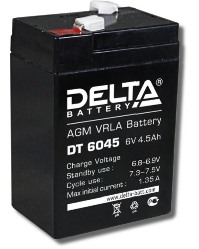 Delta DT 6045. Аккумулятор герметичный свинцово-кислотный. Delta в Копейске