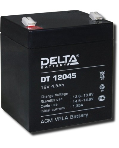Delta DT 12045. Аккумулятор герметичный свинцово-кислотный. Delta в Копейске