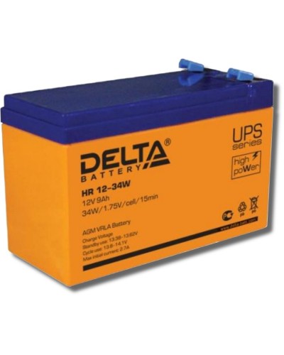 Delta HR 12-34 W. Аккумулятор герметичный свинцово-кислотный. Delta в Копейске