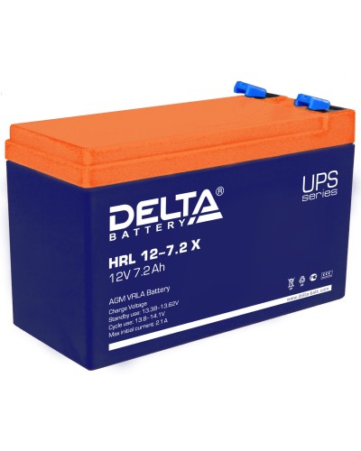 Delta HRL 12-7.2 X. Аккумулятор герметичный свинцово-кислотный. Delta в Копейске