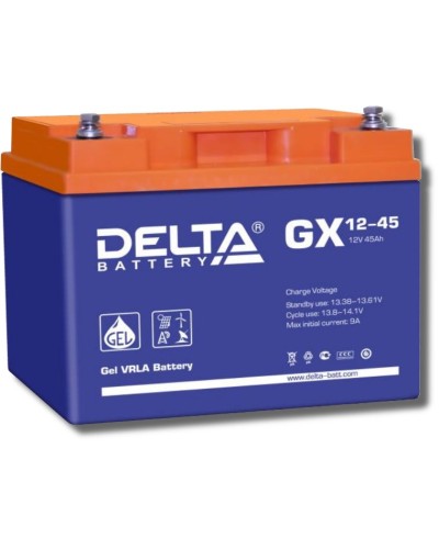 Delta GX 12-45. Аккумулятор герметичный свинцово-кислотный. Delta в Копейске