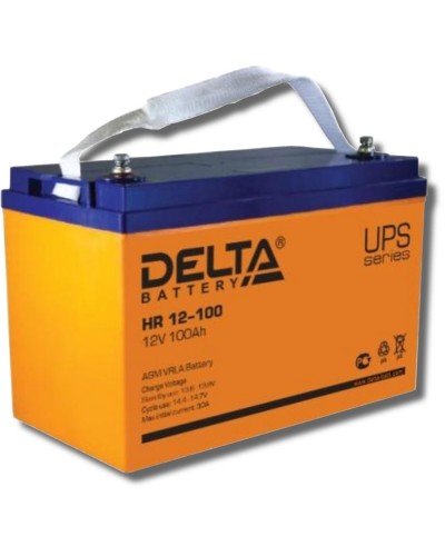 Delta HR 12-100. Аккумулятор герметичный свинцово-кислотный. Delta в Копейске