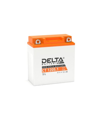 Delta CT 1205.1. Аккумулятор герметичный свинцово-кислотный стартерный. Delta в Копейске