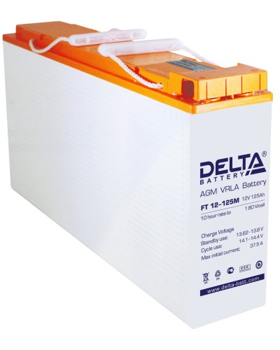 Delta FT 12-125 M. Аккумулятор герметичный свинцово-кислотный. Delta в Копейске
