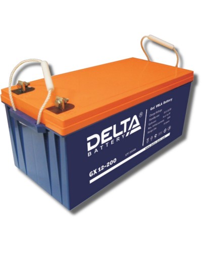 Delta GX 12-200. Аккумулятор герметичный свинцово-кислотный. Delta в Копейске