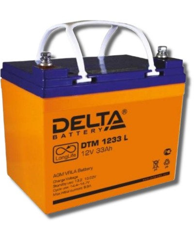 Delta DTM 1233 L. Аккумулятор герметичный свинцово-кислотный. Delta в Копейске
