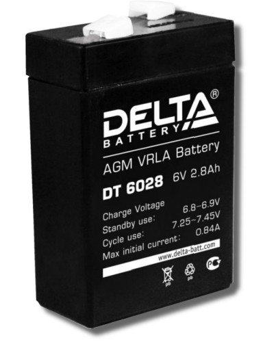 Delta DT 6028. Аккумулятор герметичный свинцово-кислотный. Delta в Копейске
